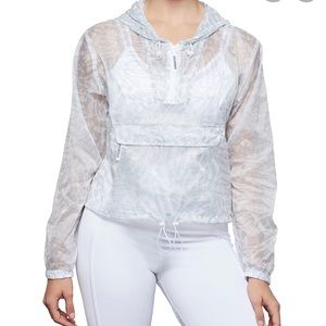 Good American Bumbag Hooded Wind-Resistant Jacket